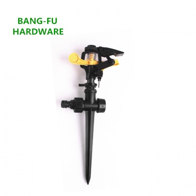 Bangfu Plastic Impact Sprinkler on Spike Base for irrigation