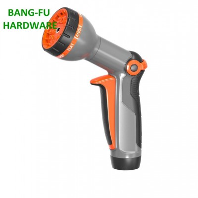 Hot Sell 9 Pattern Plastic Multi Garden Hose Nozzle Spray Gun Watering Hose Nozzle Sprayer