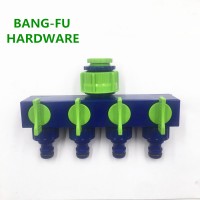 New designed garden 4 ways hose connector with valves