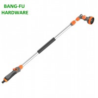 Bangfu 9 function aluminum tube garden water gun with telescopic tube