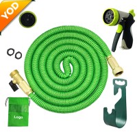 Best sellers on amazon supplier lightweight easy to handle extra strength fabric new latex core expanding garden hose set