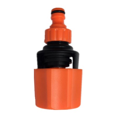 Multi purpose tap plastic hose connector