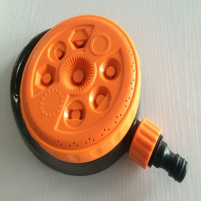 Portable plastic cover jet watering nozzle mini mobile lawn farm equipment head garden irrigation sprinkler system