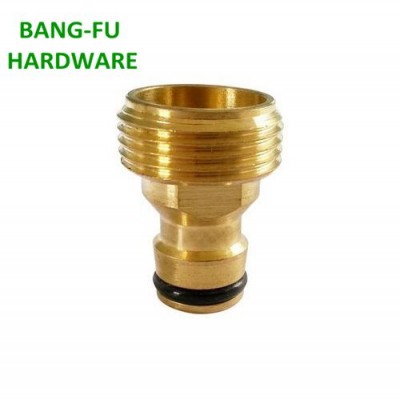 Brass Male Thread Faucet Hose Nozzle Quick Connect Adapter