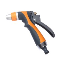 Professional high pressure soft coated adjustable garden hose spray gun